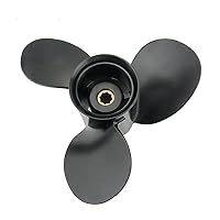 48-828158A12 Propeller for Mercury New Black Max 9x10.5 Prop 6-15hp 48-828158A12 Outboard Motor