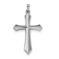 Platinum Sword of the Spirit Cross Pendant for Men