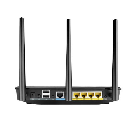 ASUS N900 WiFi Router (RT-N66U) - Dual Band Gigabit Wireless Internet Router, 4 GB Ports, Gaming & Streaming, Easy Setup, Parental Control