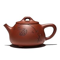Chinese Yixing Pure Clay National Grade Zisha Teapot Old Dicaoqing Ni Tea Pot 310cc Jinlianshengxiang Hu