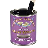 General Finishes Water Based Glaze Effects, 1 Quart, Pitch Black