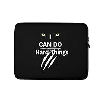 Rise and Roar I Can Do Hard Things Laptop Sleeve