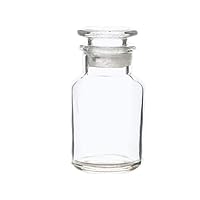 60ml Laboratory Glass Reagent Bottle,Wide Mouth,With/Glass Ground Stopper