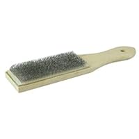 Weiler 44260 File Card Brush, .012 Steel Fill, Made in The USA