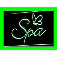 Open SPA Beauty Salon Shop LED Sign Night Light i050-g(c)