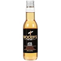 Woody's Aftershave, Soothing Post-Shave Tonic for Men With Aloe Vera, Calendula, Chamomile, and Monoi Oils, 6.3 Fl Oz