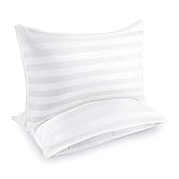COZSINOOR Bed Pillows for Sleeping Hotel Quality Luxury Down Alternative Plush Pillow - Cooling Breathable Soft Premium Microfiber Cover for Side Back and Stomach Sleepers