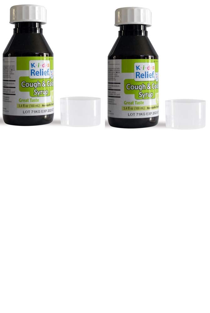 Kids Relief Cough & Cold Syrup, 3.4 Fl Oz (Pack of 2)