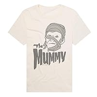 Popfunk Official Halloween Universial Monsters Adult Unisex Classic Ring-Spun T-Shirt Collection