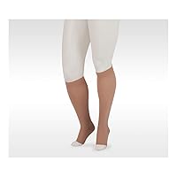 Juzo Dynamic Varin 3511 Knee-High 20-30mmhg Silicone Top Band Open Toe Sock for Men & Women, Beige, 2 (II) Regular