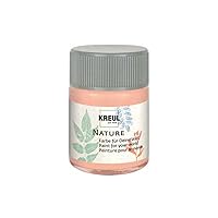 Kreul Hibiscus Flower in 50 ml Glass, Water-Based Paint, Made from Sustainable, Natural raw Materials, Creamy, Quick-Drying and Non-Fading, for numerous Surfaces, 50ml