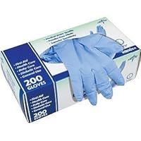 Curad / Medline Nitrile Exam Glove Powder Free - Medical Exam Hospitals Quality 200ct LARGE
