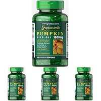 Pumpkin Seed Oil, Supports Prostate and Urinary Health White 100 Count (Pack of 4)
