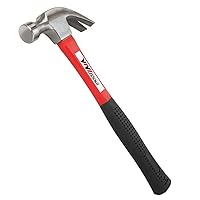 Claw Hammer With fiberglass Handle – 16-oz, Red and Black (YY-1-003)