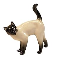 Siamese Thai Cat Lomonosov Porcelain Figurine