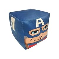 Marvel Captain America Cube Pillow (Blue)