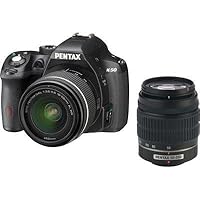 Pentax K-50 16.3 Megapixel Digital SLR Camera (Body with Lens Kit) - 18 mm - 55 mm (Lens 1), 50 mm - 200 mm (Lens 2) - Black