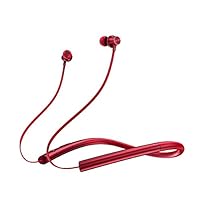 Magnetic Motion Noise Reduction Wireless Bluetooth Headset, IPX6 Waterproof Bluetooth 5.0 Halterneck in-Ear Bluetooth Headset (red)
