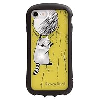 Grand Sanku Raccoon Rascal i Select Clear iPhone SE (3rd Generation/2nd Generation)/8/7/6s/6 Compatible Case, Dangling, Yellow