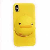 for 3D Cute Duck Phone Case for Samsung Cases Funny Decompression artifacte Phone Cover for Samsung Note 20 10 8 9 A51,Yellow,for Note 20 Ultra
