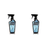 Bod Man Fragrance Body Spray, Dark Ice, 8 Fluid Ounce (Pack of 2)