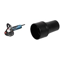 BOSCH CSG15 5-Inch Concrete Surfacing Grinder with BOSCH VAC004 2-1/2 Inch Hose to 35mm Dust Hose Port Adapter