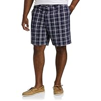 DXL Big + Tall Essentials Men's Big and Tall Plaid Shorts