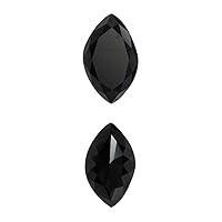 7.36 Cts of 16.08x9.70x6.19 mm AA Marquise Brilliant (1 pc) Loose Treated Fancy Black Diamond (DIAMOND APPRAISAL INCLUDED)