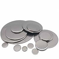 304 Stainless Steel Round Sheet Circular Plate Disc Round Spacer Disk Sheet Dia 6mm-80mm Thick 1/1.1/1.3/1.8/2.7mm (Size : 20mm-5Pcs, Color : Thickness 1.3MM)