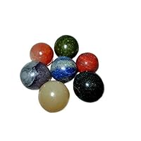 Fantastic Chakra Gemstone Round Ball Sphere Set Crystal Therapy Geometry Platonic Solid Sacred Air Water Earth Fire Hexagon Tetrahedron Hexahedron Icosahedron Square Octahedron
