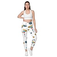 MD Abstractical No 167 A Crossover Leggings with Pockets
