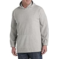 True Nation by DXL Men's Big and Tall Textural Pullover Hoodie