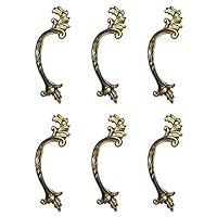 Adonai Hardware Nod Decorative Brass Cabinet Pull (Polished Lacquered) (Supplied as 6 Pieces per Pack)