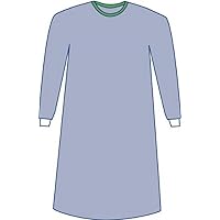 Medline Industries DYNJP2003 Sterile Non-Reinforced Eclipse Surgical Gowns, XX-Large, Blue (Pack of 18)
