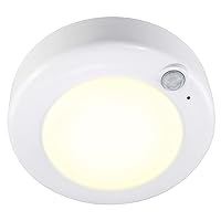 Motion Sensor Light Battery Powered Ceiling Light Indoor Overhead Light Wireless Motion Sensor LED Lighting for Bathroom Shower Closet Cabinet Kitchen Hallway Stair Wall Shed