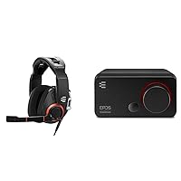 EPOS I SENNHEISER GSP 500 Wired Open Acoustic Gaming Headset and EPOS GSX 300 External Computer Sound Card Bundle