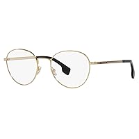 Versace VE 1279 1002 Gold Metal Round Eyeglasses 53mm
