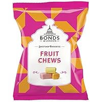 Original Bonds London Fruit Chews Bag Fruit Flavored Chewy Sweets Imported From The UK England A Sweetshop Favorite British Candy