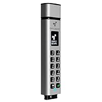 DataLocker Sentry K350 256GB Encrypted USB Flash Drive Keypad, Easy Screen Guided Setup AES 256, TAA Compliant Ruggedized Mil-Std 810-G, IP68 OS Independent, USB-A, FIPS 140-3 Level 3 Pending
