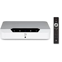 Bluesound Powernode Edge Wireless Multi-Room Hi-Res Music Streaming Amplifier + RC1 Remote - White