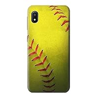 R3031 Yellow Softball Ball Case Cover for Samsung Galaxy A10e