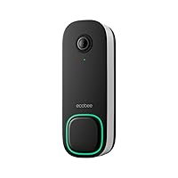 Smart Video Doorbell Camera (Wired) - with Industry Leading HD Camera, Smart Security, Night Vision, Person and Package Sensors, 2-Way Talk, and Video & Snapshot Recording