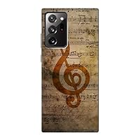 R2368 Sheet Music Notes Case Cover for Samsung Galaxy Note 20 Ultra, Ultra 5G