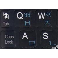 Netbook Korean-English Keyboard Stickers Black Background Mini Laptop