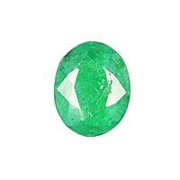 5.00 Ct Beautiful Ring Size Oval Shape Natural Egl Certified Green Emerald Loose Gemstone B-3392