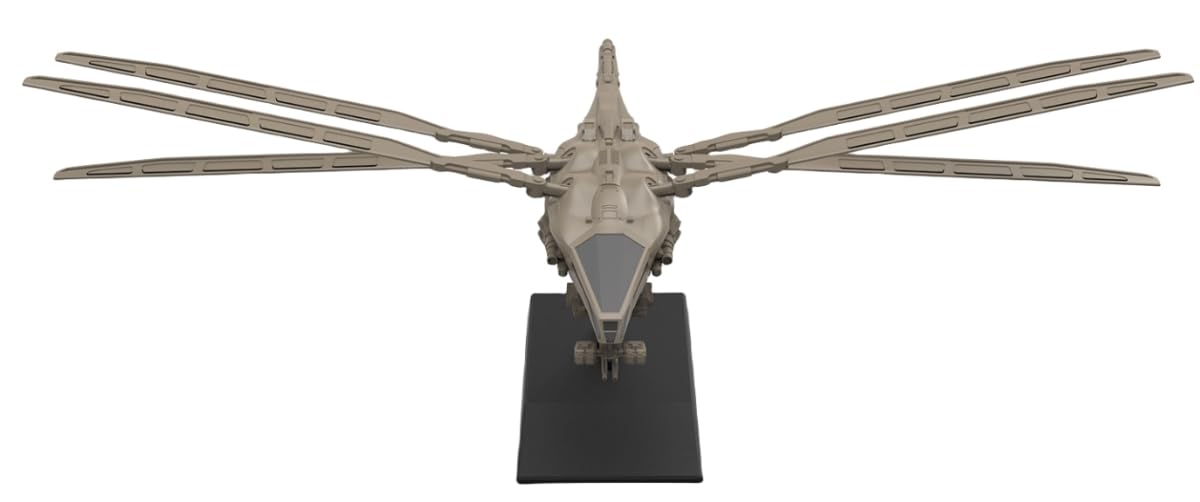 HiPlay Meng Plastic Model Kits: Dune Series Harkonnen Ornithopter, Glue-Free Color Separation Assembly Collectible Figures (MMS-014)