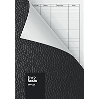 Livro Razão - Simples: Livro Caixa | Diário Entradas - Saídas | 110 Páginas | DIN A5 (Portuguese Edition)