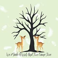 We Made A Wish and Two Came True Baby Shower Guest Book Deer Twins: Sign in Book For Guest Baby Shower Party