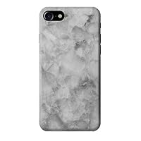jjphonecase R2845 Gray Marble Texture Case Cover for iPhone 7