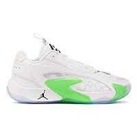 Nike Luka 2 Big Kids' Shoes (DZ3498-103, White/Green Strike/Black) Size 4